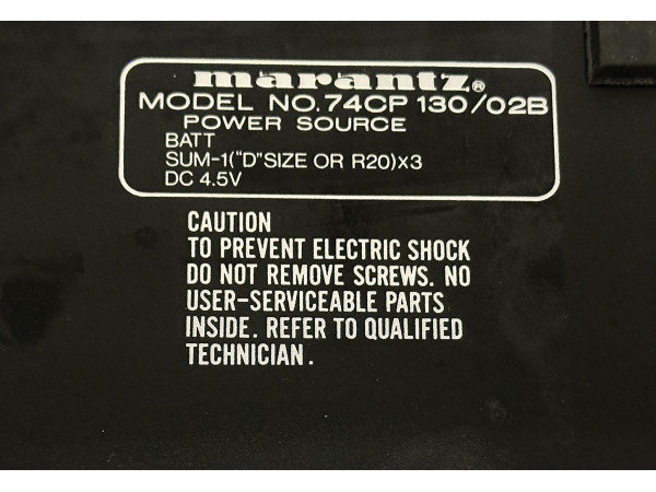 MARANTZ CP-130-2 Hifi Vintage Réparations