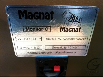 Magnat Monitor C-5 Hifi Vintage Haut Parleur