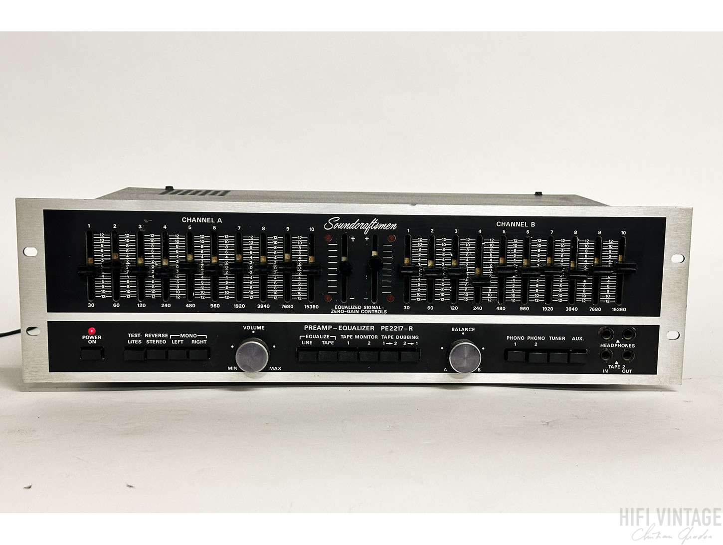 SOUNDCRAFTSMAN PE-2217 Hifi Vintage réparations