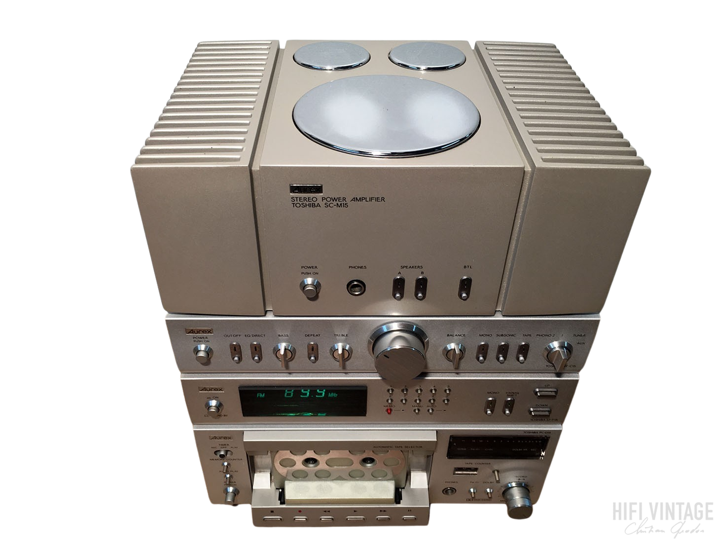Toshiba AUREX Série 15 Hifi vintage