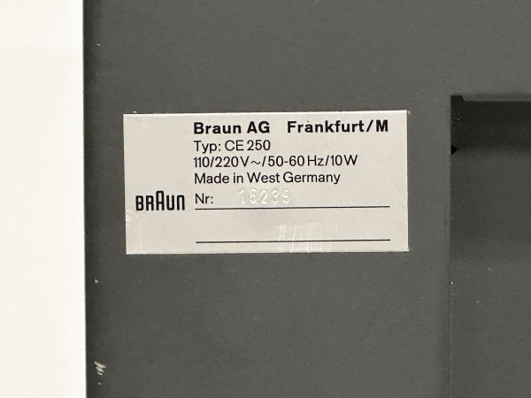 BRAUN CE-250