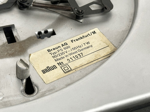 BRAUN PS-600 Hifi Vintage réparations