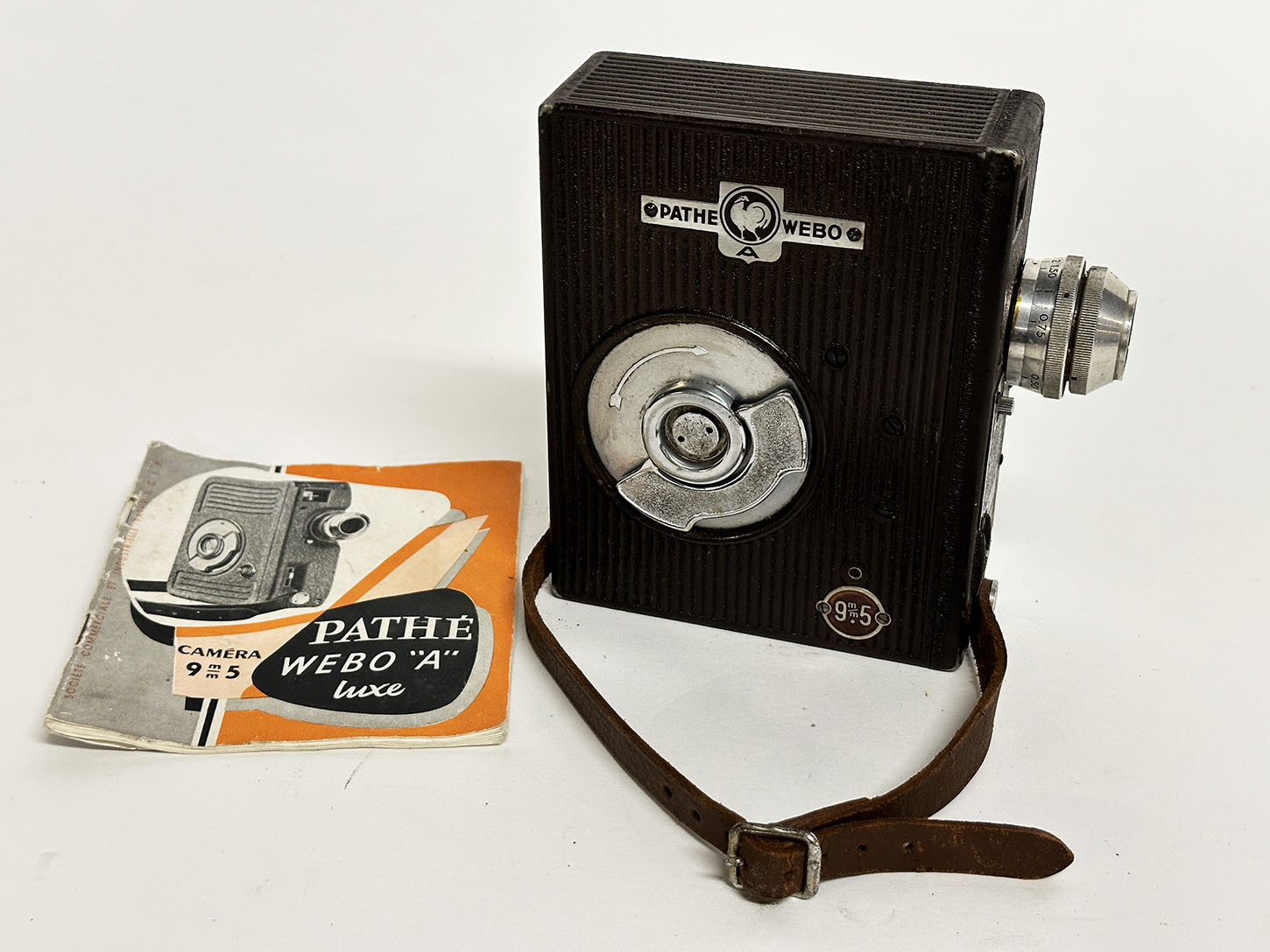 Movie camera 9.5mm - Pathe Webo A Luxe - Catawiki