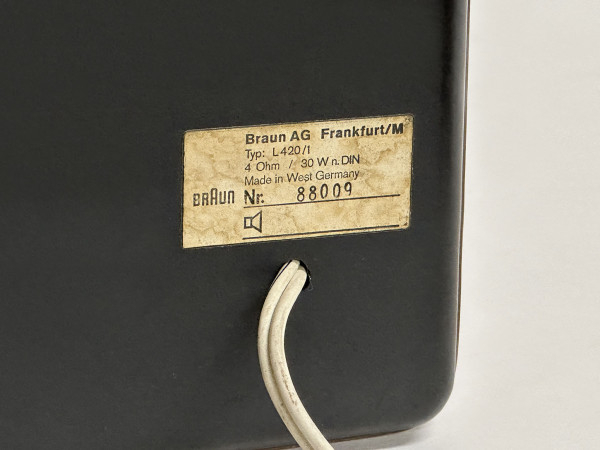 BRAUN L-420 Bois
