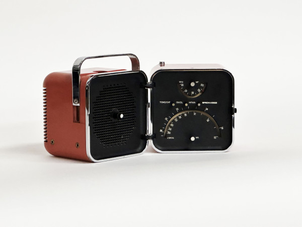 BRIONVEGA TS502 Radio Cube Rouge Hifi Vintage Réparations