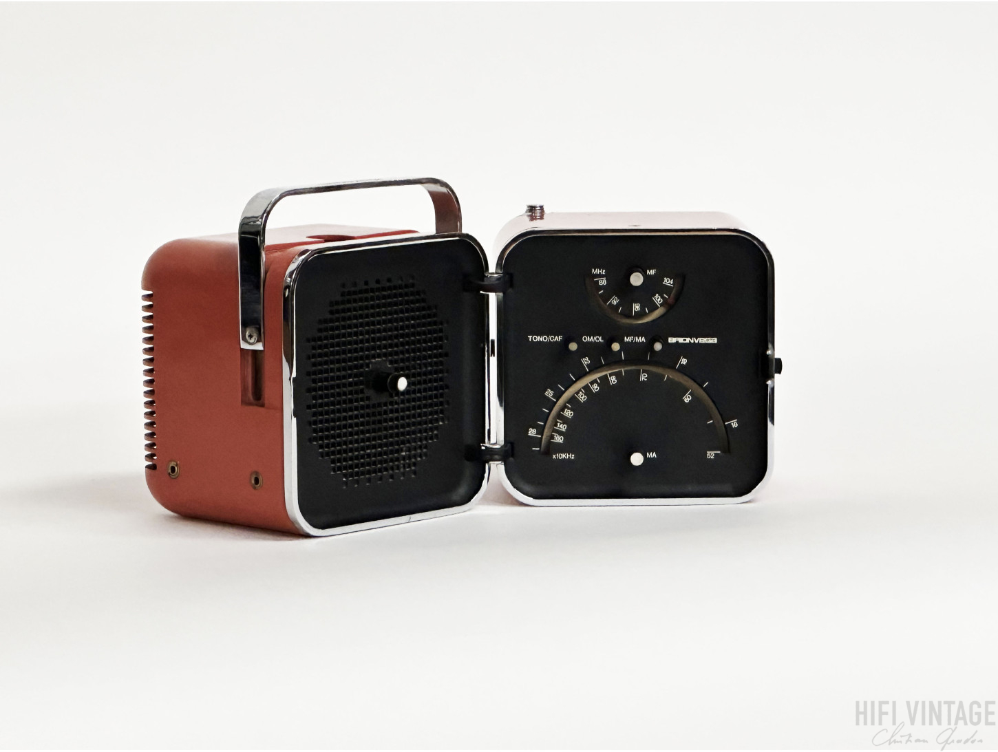 BRIONVEGA TS502 Radio Cube Rouge Hifi Vintage Réparations