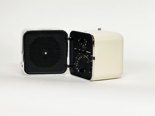 BRIONVEGA TS502 Radio Cube Blanc Hifi Vintage Réparations