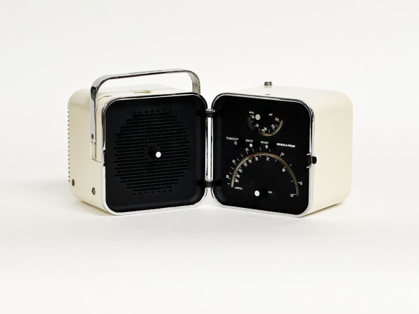 BRIONVEGA TS502 Radio Cube Blanc Hifi Vintage Réparations