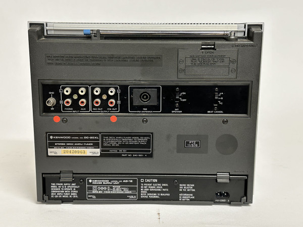 KENWOOD DC-20-XL Hifi Vintage Réparations
