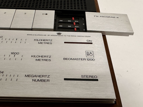 B&O Beomaster 1200 alu Hifi Vintage Réparations