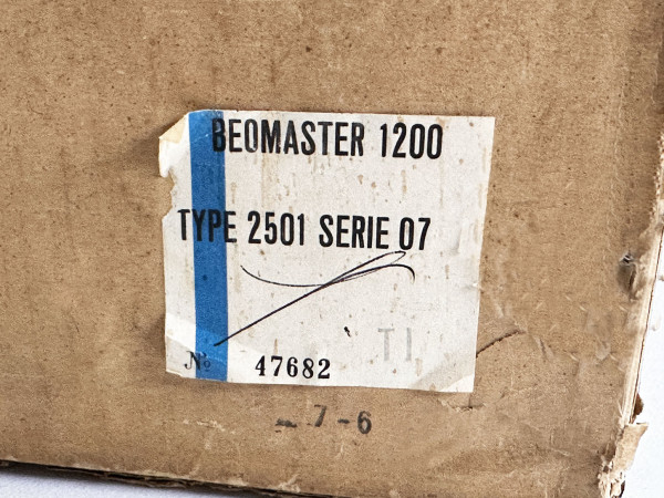 B&O Beomaster 1200 alu Hifi Vintage Réparations