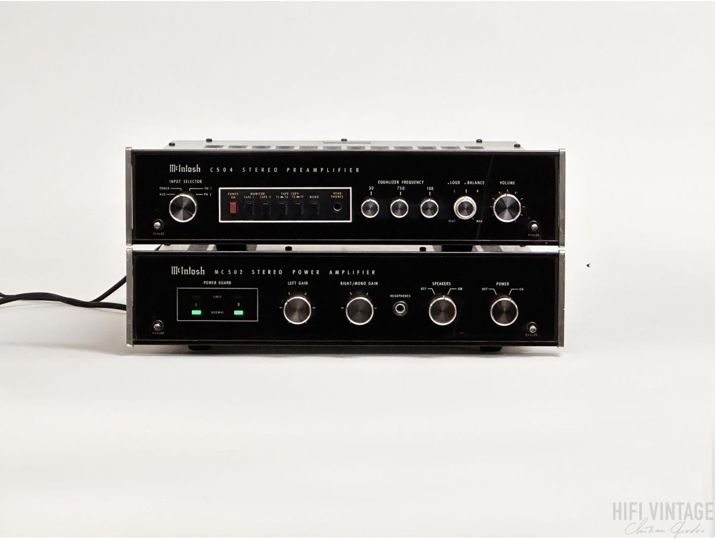 McIntosh MC-502 amplificateur Hifi vintage réparations
