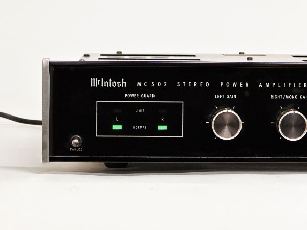 McIntosh MC-502 amplificateur Hifi vintage réparations
