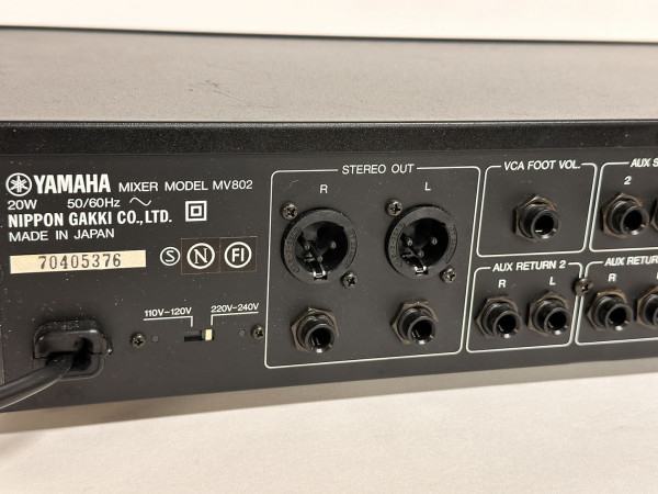YAMAHA MV-802  Hifivintage Réparations