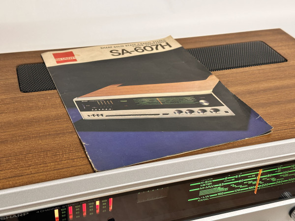 SHARP SA-607-H Hifivintage Réparations