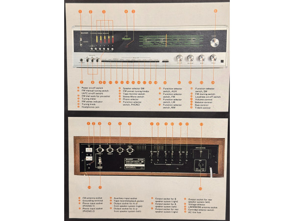 SHARP SA-607-H Hifivintage Réparations