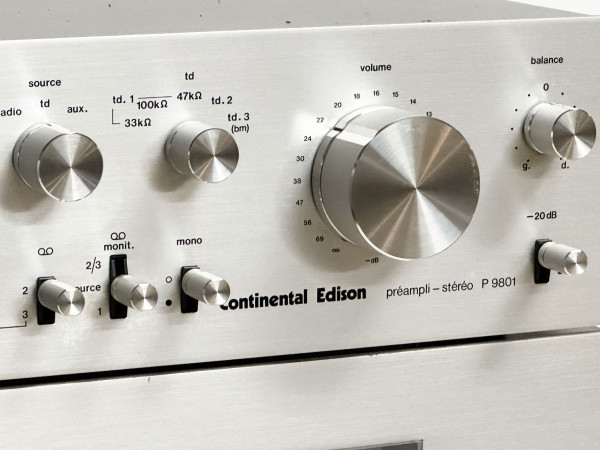CONTINENTAL EDISON  A-980 / 9802 Hifivintage Réparations