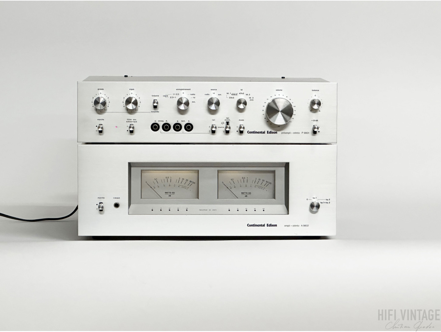 CONTINENTAL EDISON  A-980 / 9802 Hifivintage Réparations