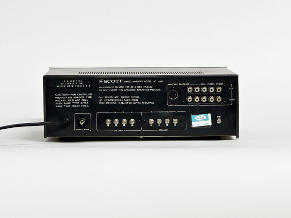 SCOTT A-406 Hifivintage Réparations