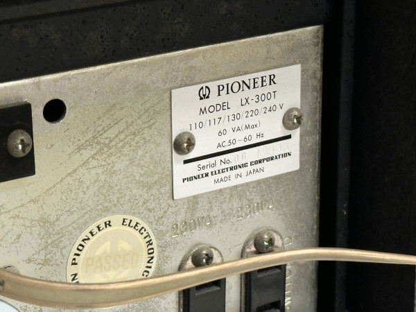 PIONEER LX-300-T Hifivintage Réparations