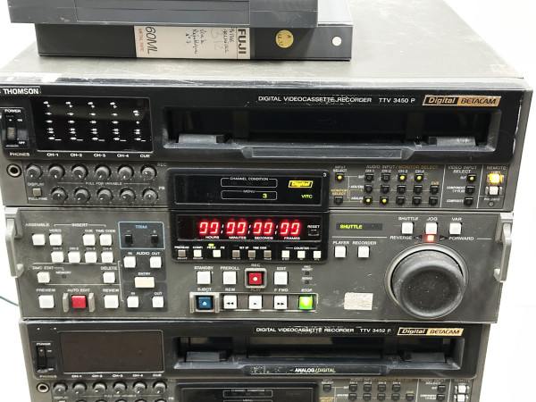 THOMSON TTV 3450-3452- BETACAM  HifiVintage réparations