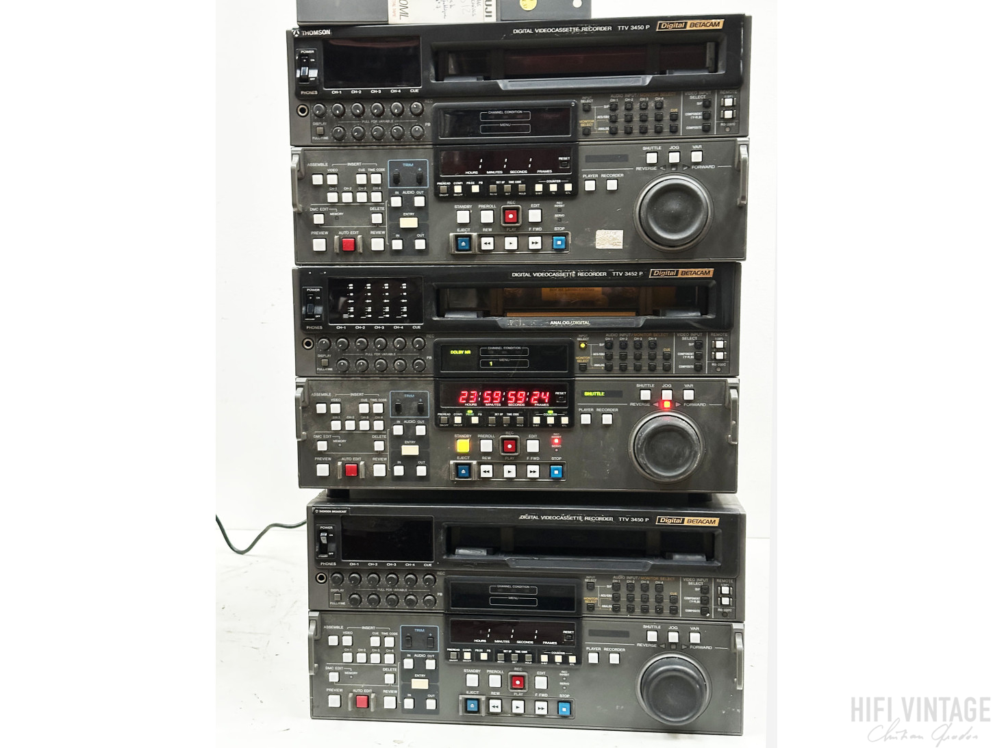 THOMSON TTV 3450-3452- BETACAM  HifiVintage réparations