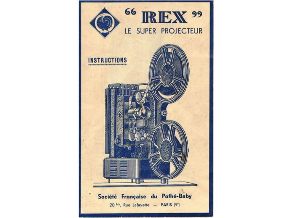 PATHE-BABY REX Projecteur 9,5 mm  HifiVintage 