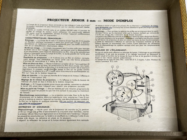 ARMOR Projecteur 8mm  HifiVintage 