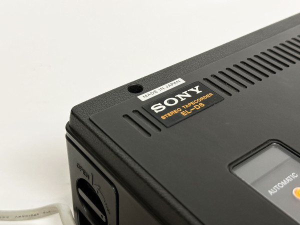 SONY EL D8 Elcaset HifiVintage 