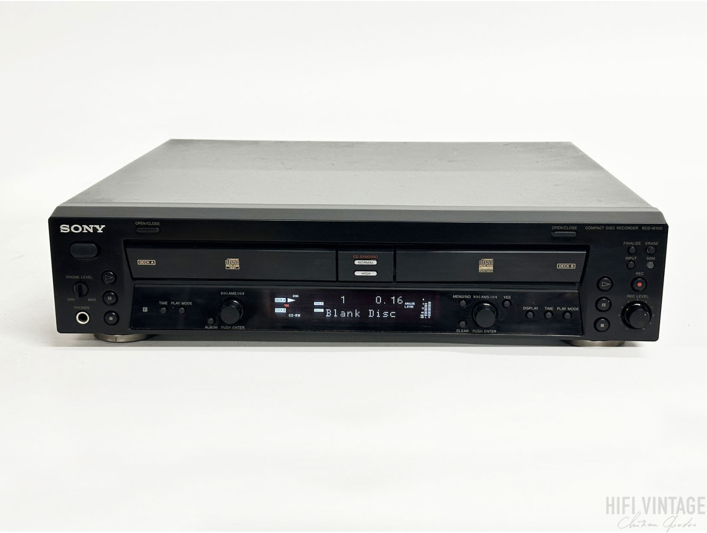 SONY RCD-W100 HifiVintage Réparations