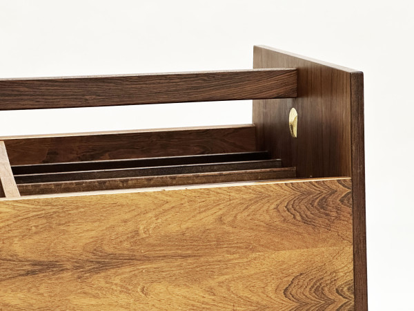 Meuble à vinyles en bois