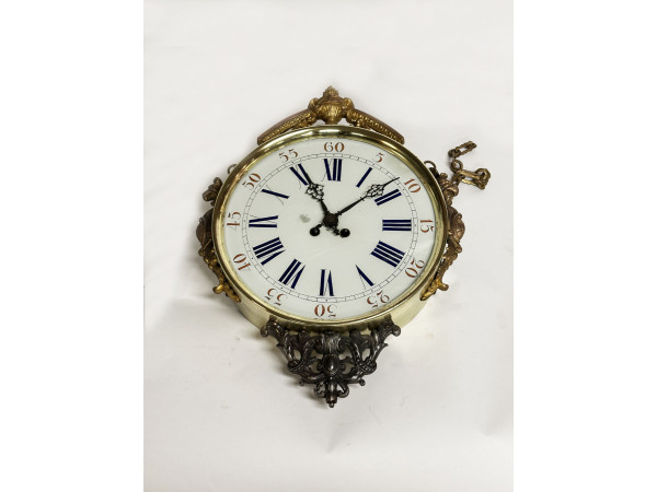 Horloge de hall en laiton XIX HifiVintage 