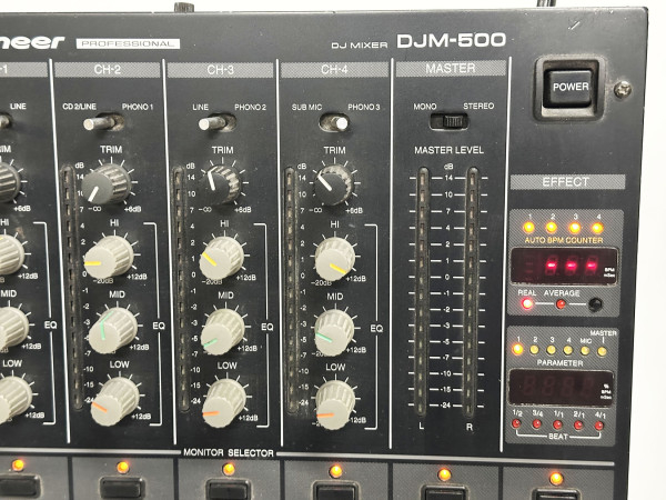 PIONEER DJM-500I HifiVintage reparations