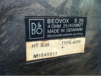 Beovox S-25