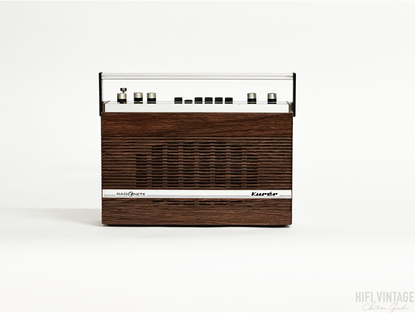 RADIONETTE Kurér K-110 Bois  Hhifivintage Paris Réparations
