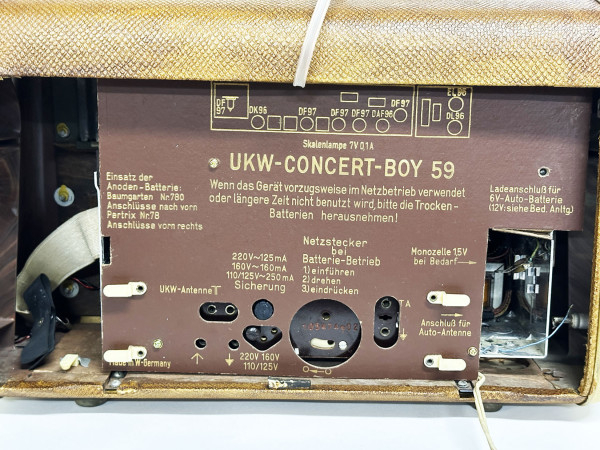 GRUNDIG Concert Boy 59 Hifi Vintage réparations