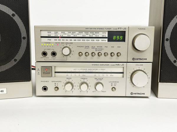 HITACHI J2 Mini-chaîne Hifi Vintage Réparations