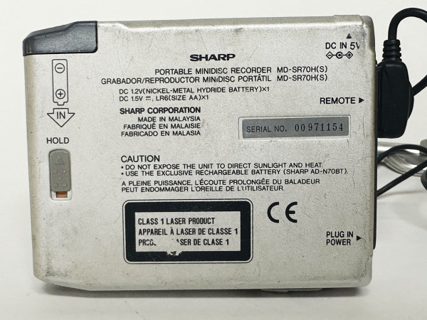 SHARP MD SR-70H  Hifi Vintage Réparations