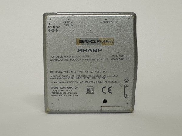 SHARP MD MT-180 Hifi Vintage Réparations