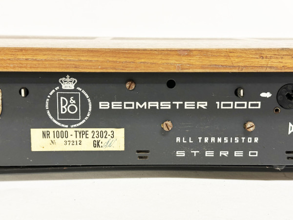 B&O Beomaster 1000 Type 2302 Hifi Vintage Réparations