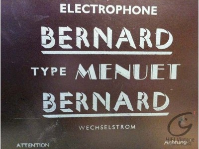Bernard type Menuet