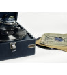 HARRODS LVDSM Bleue Gramophone