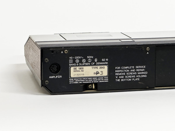 B&O BEOCORD 1900