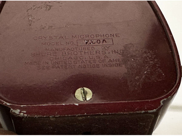 SHURE 710 A HifiVintage réparations