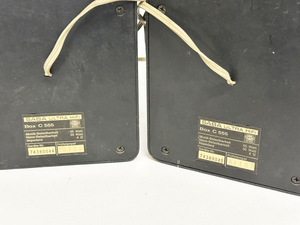 SABA Ultra HIFI Box C-555 HifiVintage réparations