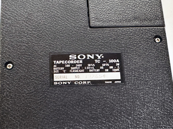 SONY TC-100 Hifi Vintage Paris