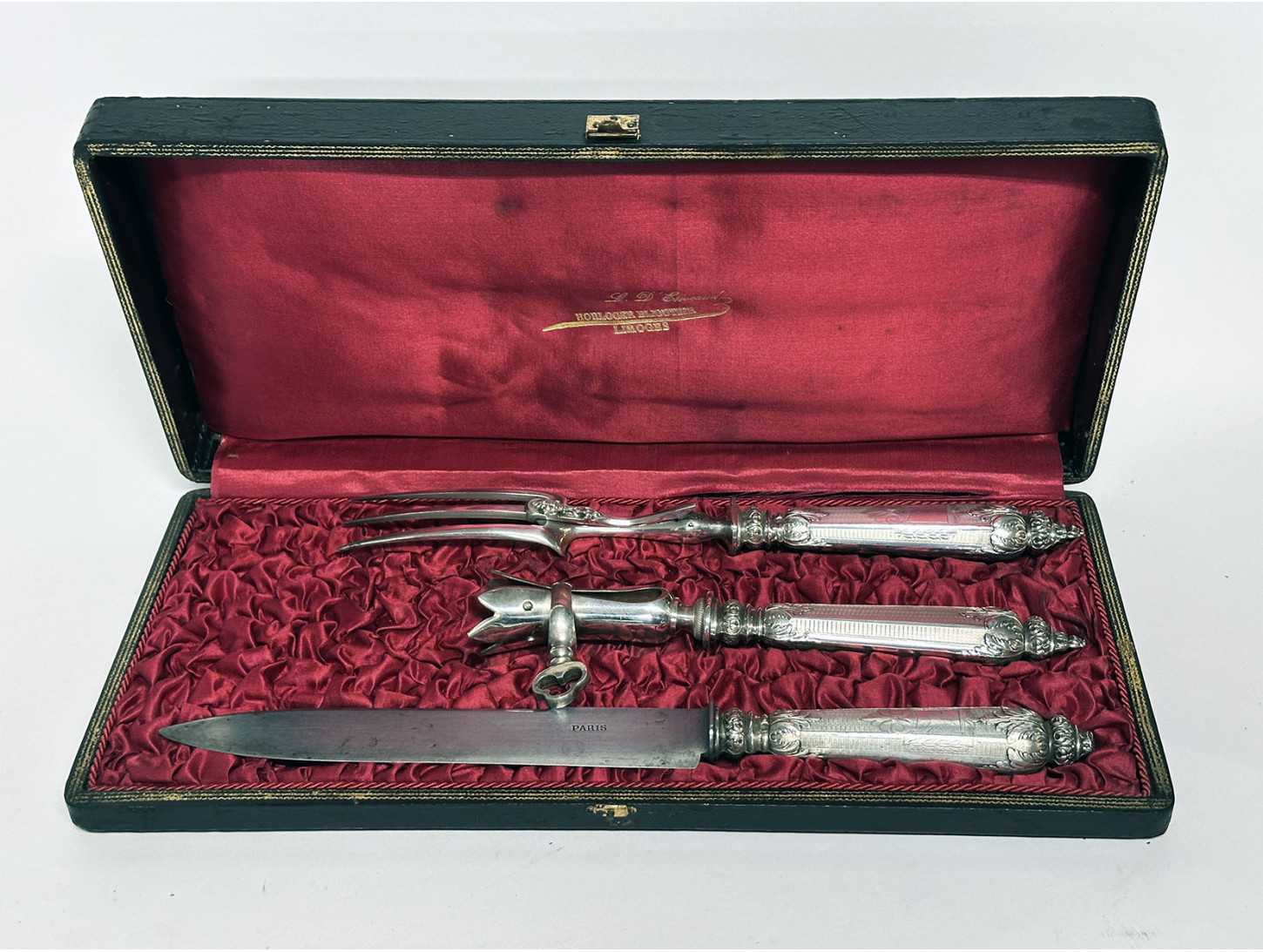 ETIVEAU Couverts à Gigot argent XIX