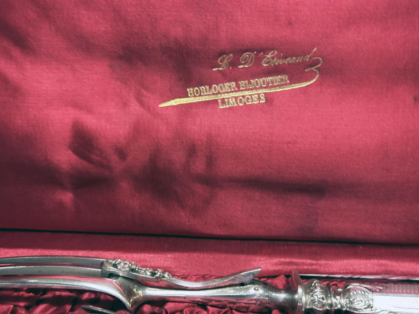 ETIVEAU Couverts à Gigot argent XIX