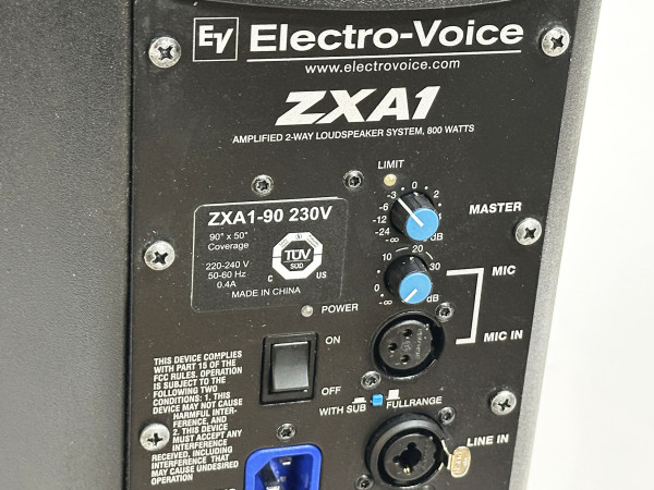 ELECTRO VOICE ZXA1-90  Hifi vintage Paris réparations
