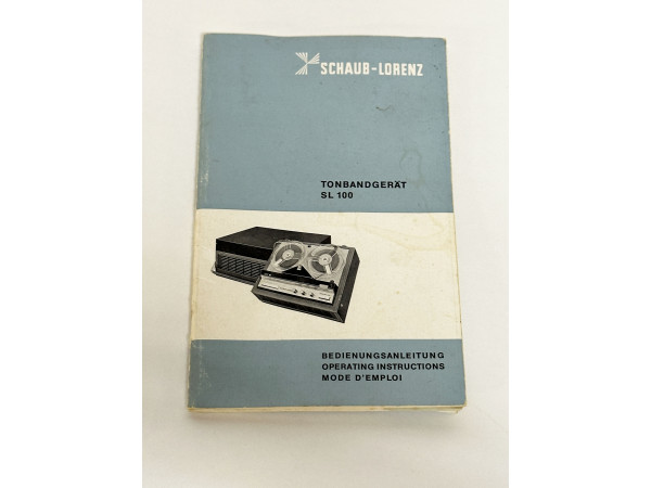SCHAUB LAURENZ SL-100  Hifi vintage Paris réparations
